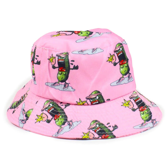 Colorful Pickle Monsters Bucket Hats - Featuring the Dreaded Pickle Monster Crew