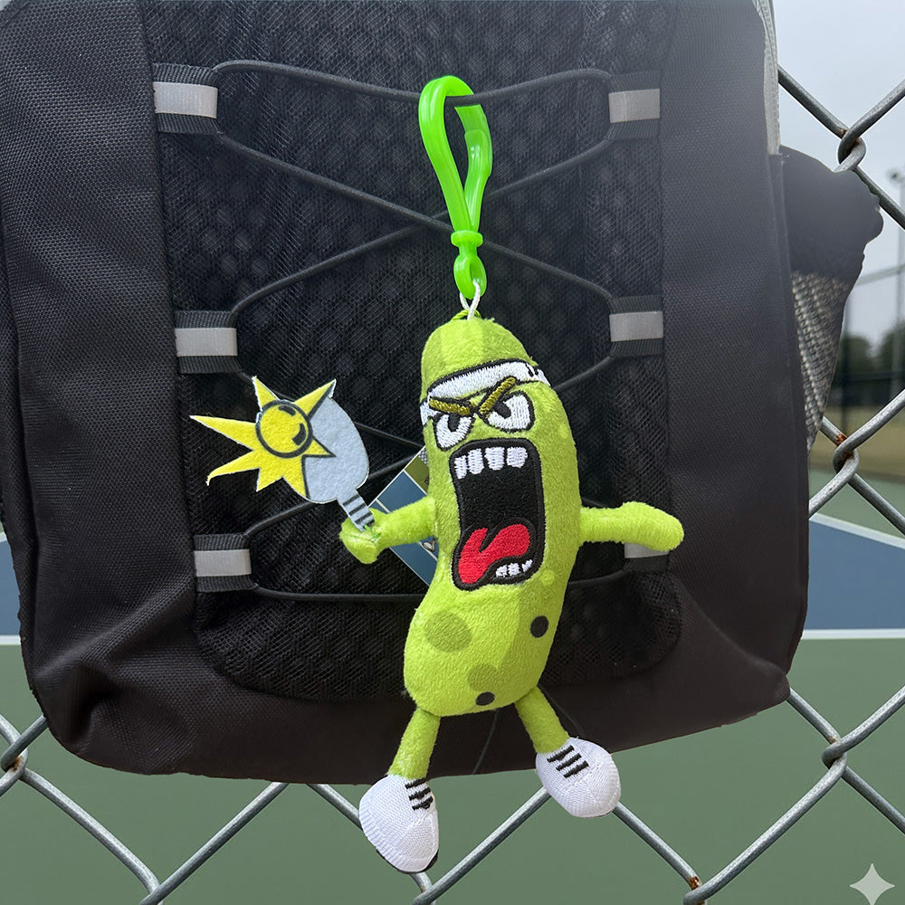 Pickle Monsters - Bag Charm - Bag Candy - Pickleball Plushie Doll -Keychain
